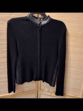 Clio Black Leatherette Petite 100% Leather
